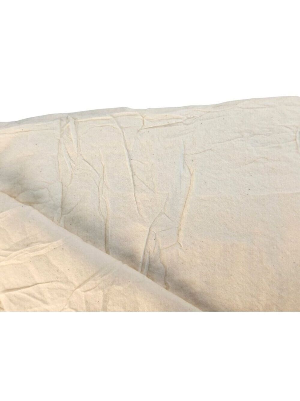 Natural Cotton Quilting Batting Sewing Fill 40x60 Inch Lightweight White Interfa